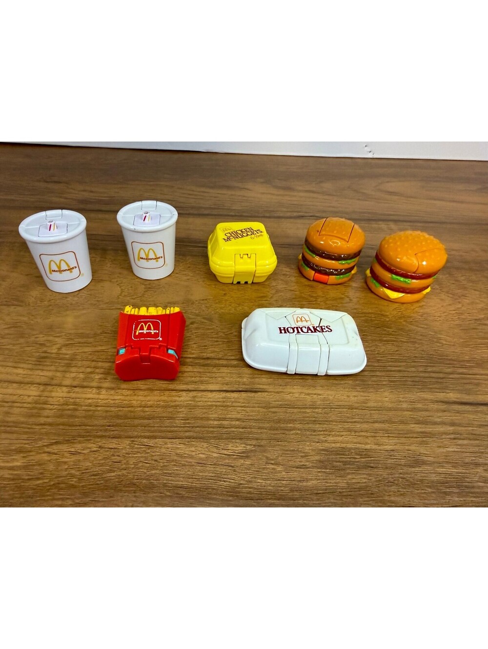Vintage McDonald's Changeables McDino Transforming Happy Meal Toys Lot of 7